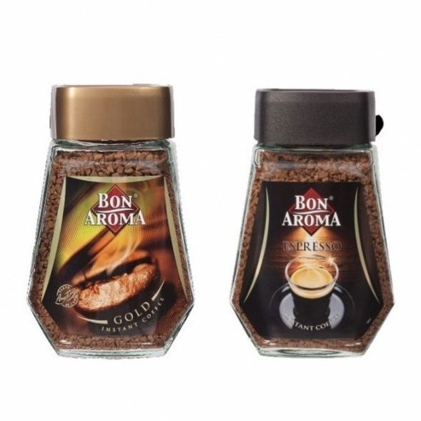 บอน อโรม่า กาแฟสำเร็จรูป 100 กรัม Bon Aroma Instant Coffee 100 g.