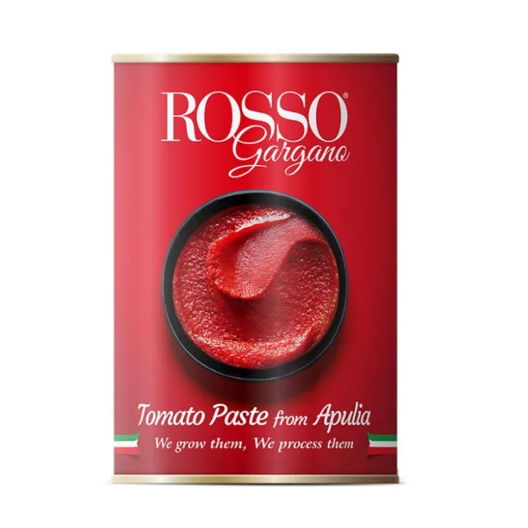 ROSSO รอซโซ่ ซอสมะเขือเทศเข้มข้น 800 กรัม นำเข้าจากอิตาลี  Super Concentrated Tomato Paste