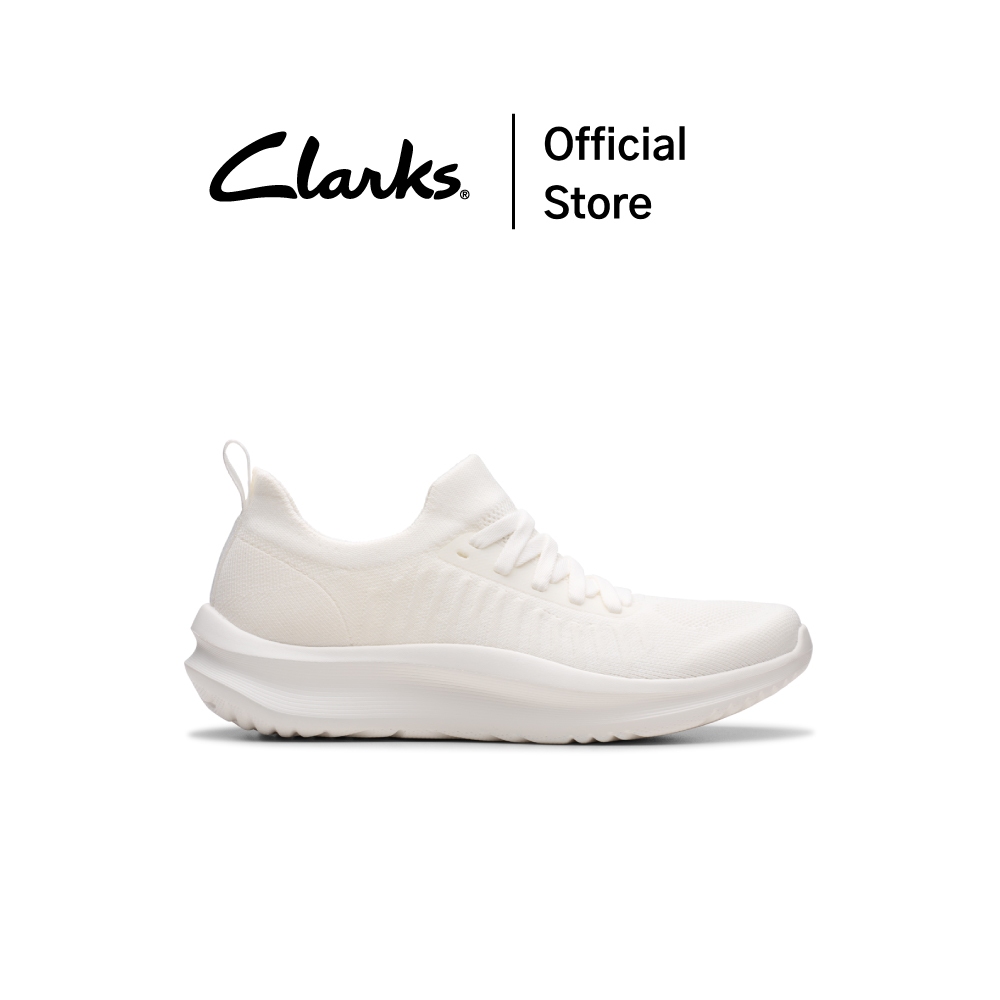 Clarks รุ่น SOLEVANA STRAP สี OFF WHITE MARY JANE(รองเท้าแมรี่เจน) รองเท้า SNEAKER รองเท้าไซส์ 35.5 คุณภาพดี ใส่สบาย