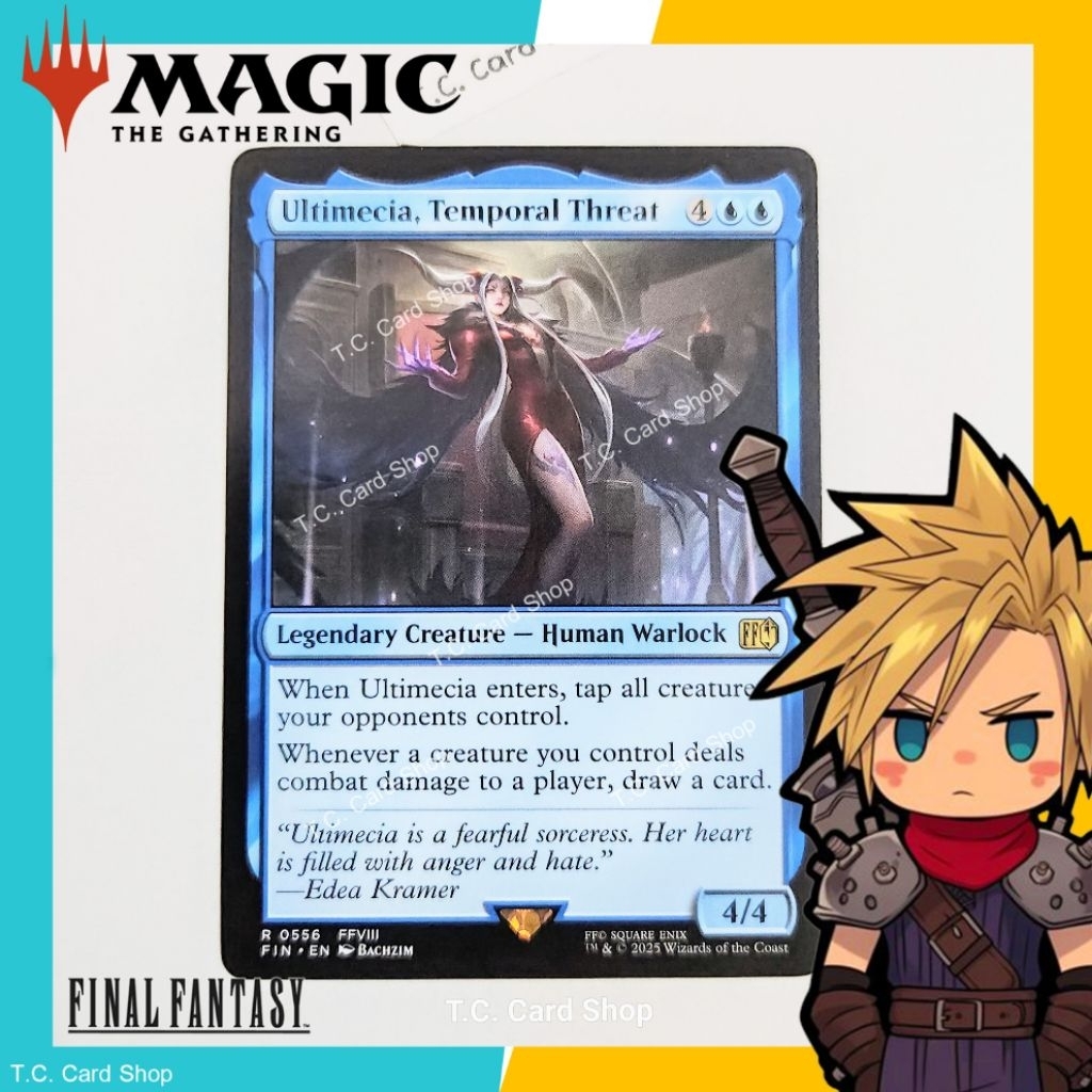 Ultimecia, Temporal Threat - R0556 FFVIII (Goldstamp) - Final Fantasy - Magic the Gathering (MTG) (F