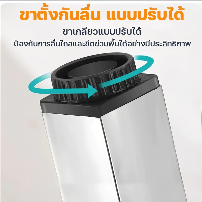 🔥จัดส่งตรงจากโรงงานไทย🔥โต๊ะอาหาร โต๊ะพับสแตนเลส แตนเลสอเนกประสงค์โต๊ะพับได้  สะดวกในการเคลื่อนย้าย ขาเพิ่มความหนา - รูปที่ 6