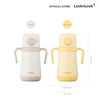 LocknLock กระติกน้ำ Little LUV One Touch STS Straw Cup ความจุ 300 ml. รุ่น LHC916