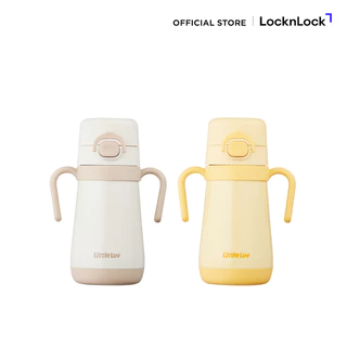 LocknLock กระติกน้ำ Little LUV One Touch STS Straw Cup ความจุ 300 ml. รุ่น LHC916