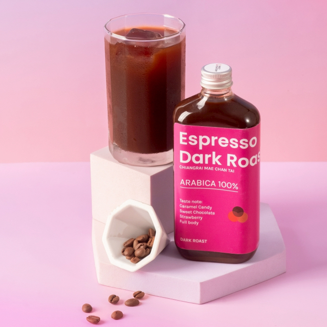 Coffee Shot Sweet Roastery ซ็อตกาแฟคั่วเข้ม Espresso Thai Arabica 100% Dark Roast