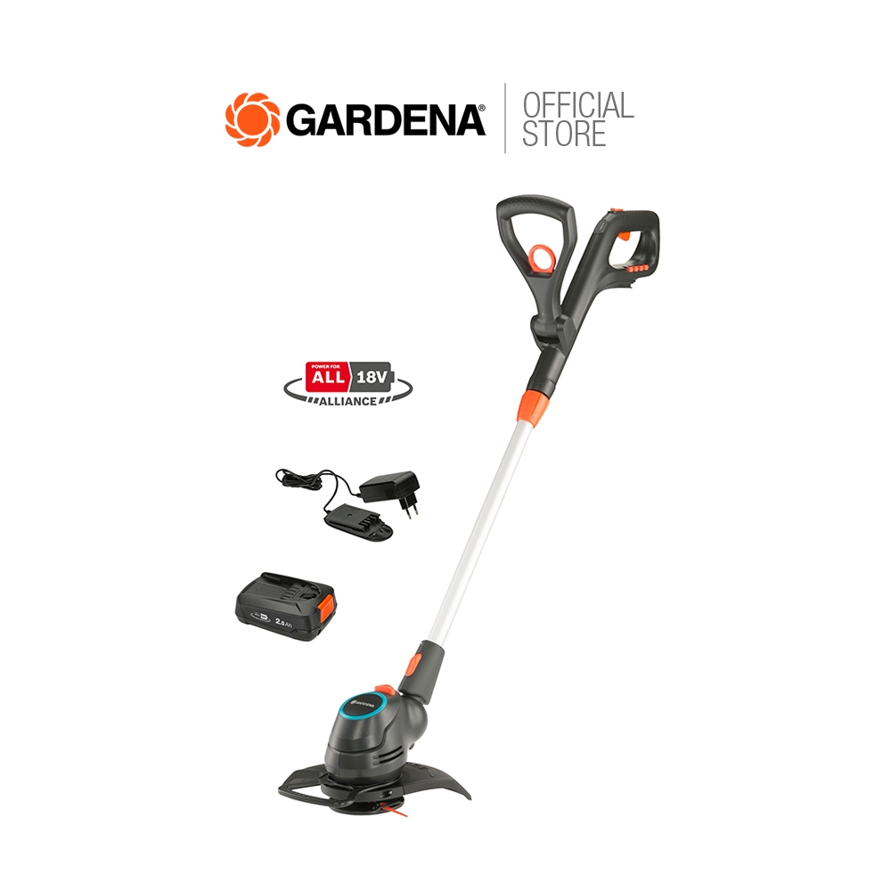 GARDENA เครื่องตัดหญ้าแบตเตอรี่ 18 V พร้อมใช้งาน (14701-20)