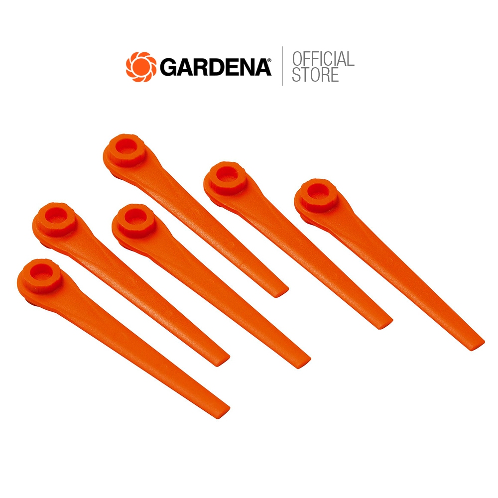 GARDENA ใบมีดตัดหญ้าพลาสติก แบบเปลี่ยนสำหรับเครื่องตัดหญ้า (ชุด 20 ชิ้น) (05368-20)