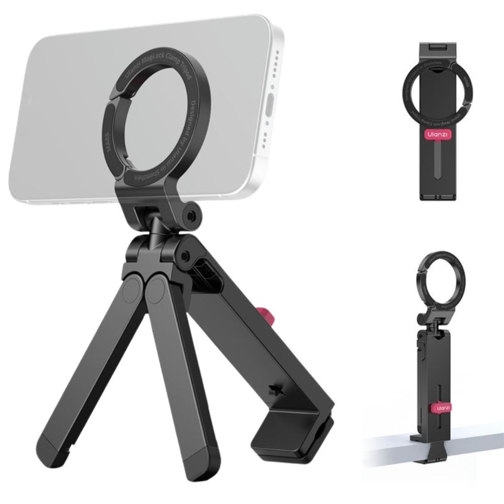 Ulanzi MA88 ขาตั้งมือถือ ไม้เซลฟี่ ตั้งโต๊ะ หนีบโต๊ะ MagS afe 2 ด้าน ถ่ายคอนเทนต์ ถ่ายรีวิว Vlog