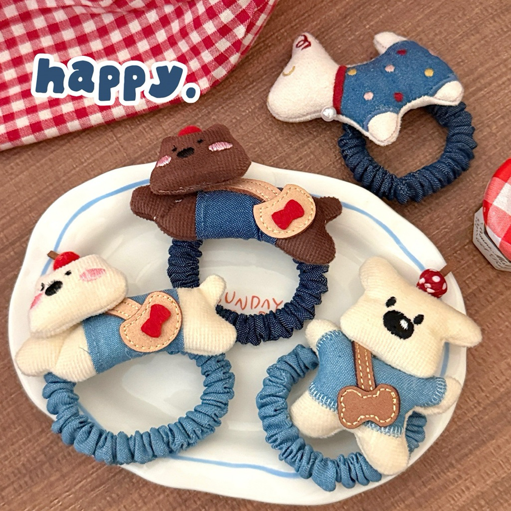 Cute 383 ยางมัดผม ยางรัดผมน้องหมาสุดน่ารัก