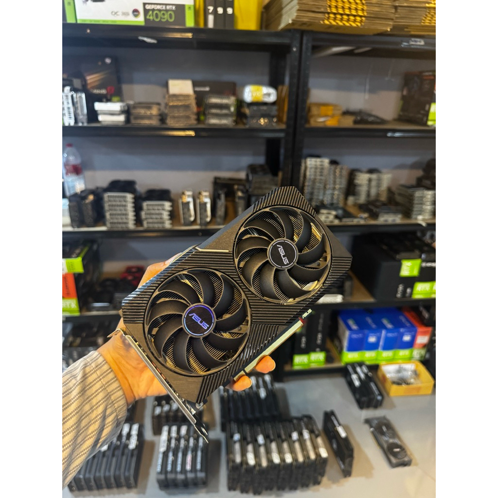 ASUS AMD Radeon RX 6500 XT DUAL V2 4GB GDDR6 กราฟิกการ์ด ( DUAL-RX6500XT-O4G-V2 ) ประกันร้าน มือสองส