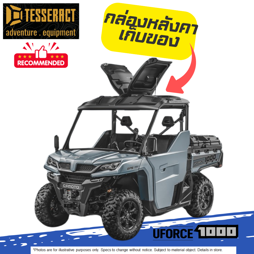กล่องหลังคา CFmoto รุ่น U1000