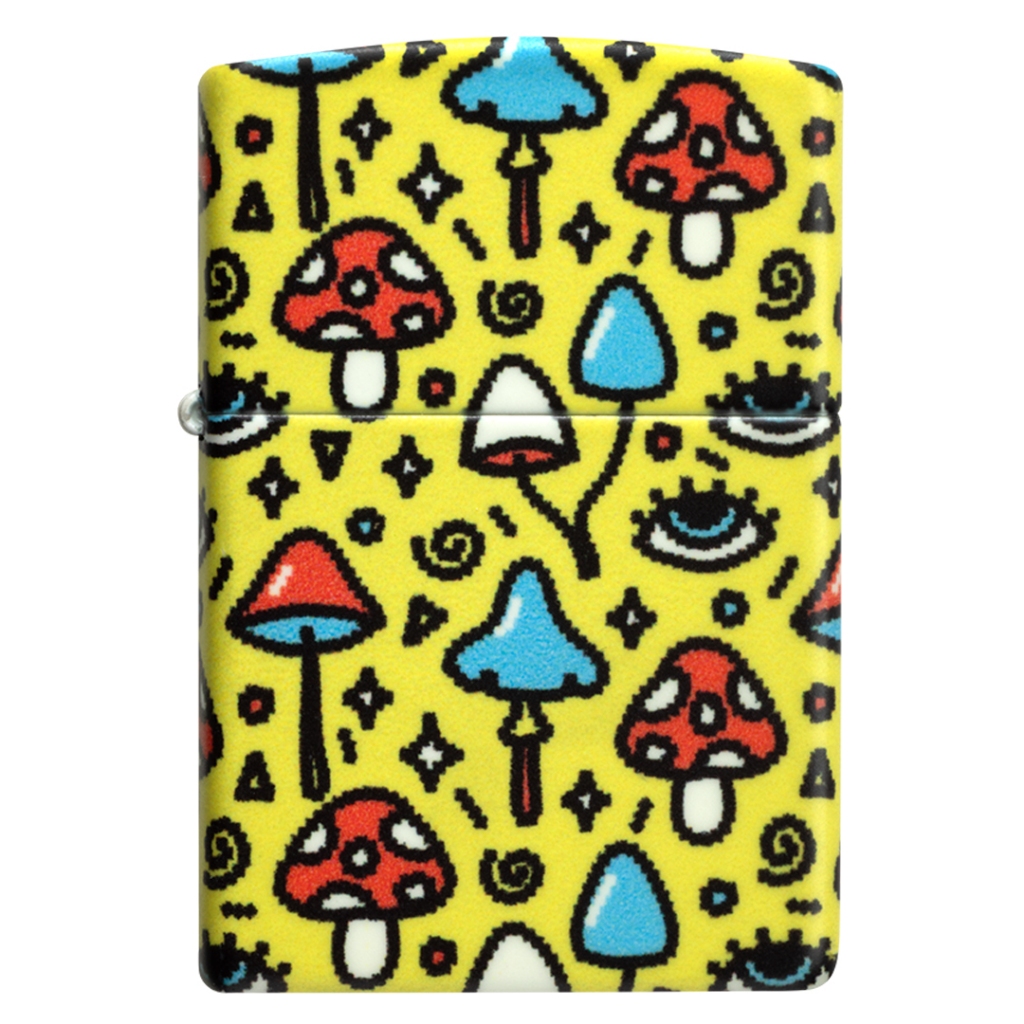 ซิปโป้ รุ่น 46847 Mushrooms and Eyes ของแท้ รับประกันตลอดชีวิต นำเข้าและจำหน่ายโดยตัวแทนจำหน่าย