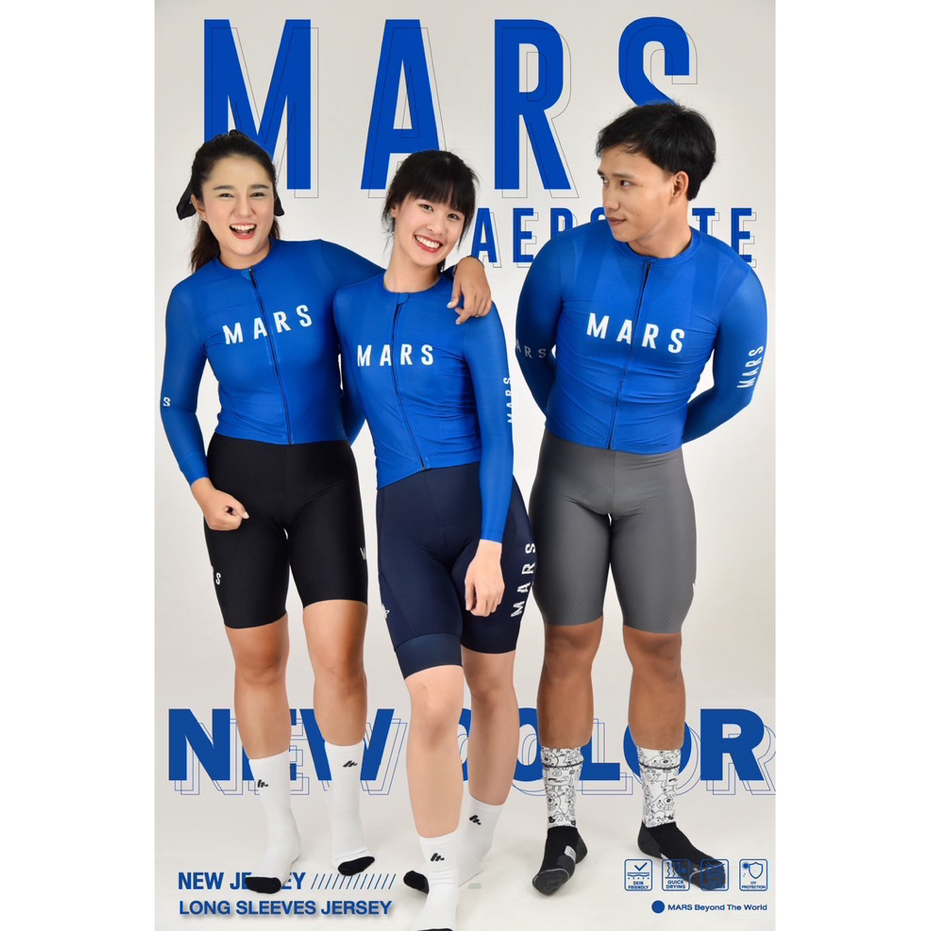ใหม่ล่าสุด! เสื้อจักรยานแขนยาว MARS Aero Lite