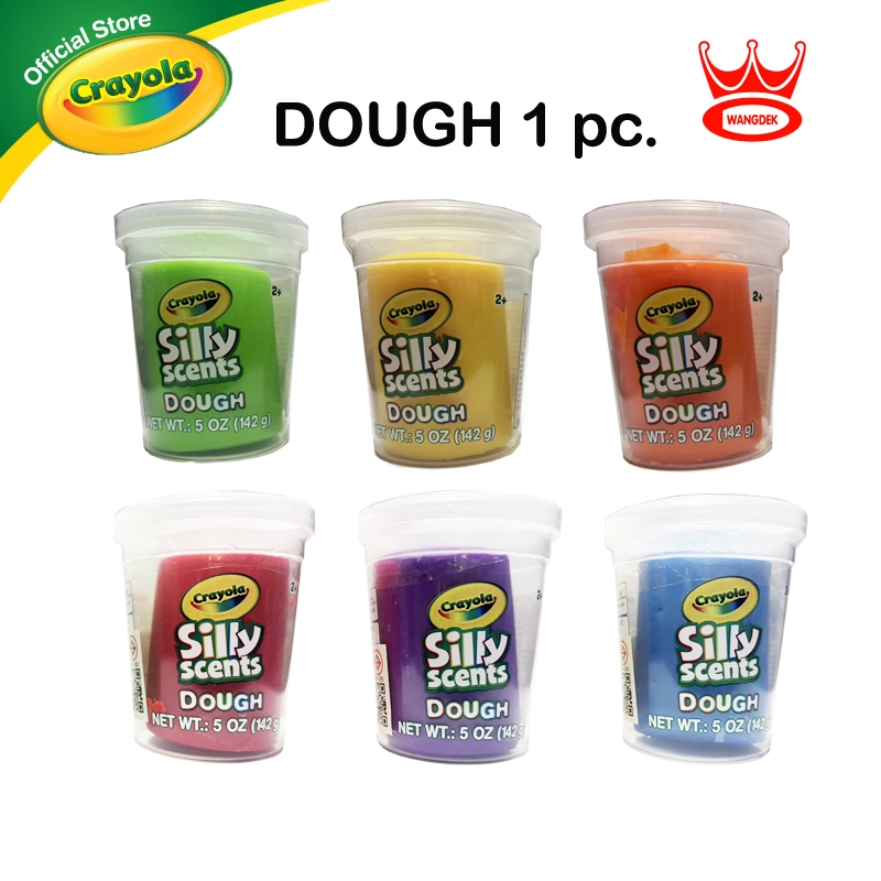 [1ชิ้น] Crayola Silly Scents 5oz Dough เครโยล่า แป้งโดว์กลิ่นหอม ขนาด 5ออนซ์ คละสี A1-2155