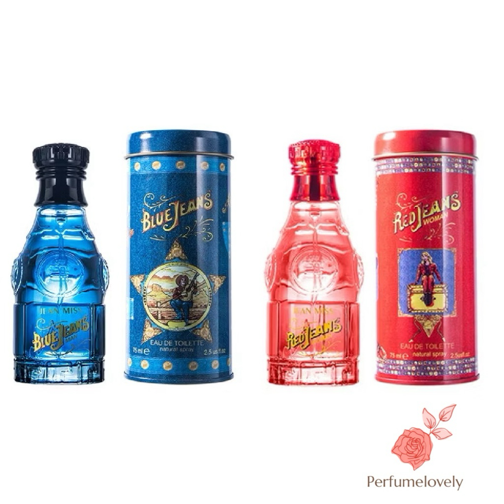 น้ำหอมแท้100% Versace Blue Jeans EDT 75ml , Versace Red Jeans EDT 75ml มี 2 ตัวให้เลือก