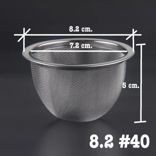 ตะแกรงร่อนผงมัทฉะ ขนาด 6.8 , 7.6 และ 8.2 cm. พร้อมลูกสแตนเลสร่อนผง 16 mm. ขนาดที่ดีที่สุดในการ่อนผงมัตจะ
