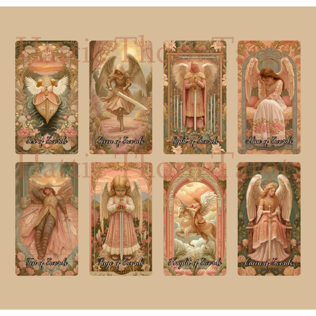 Angelic Bloom Tarot ไพ่ยิปซีแท้ภาพสวย ไพ่ทาโร่ต์ ไพ่ยิปซี Tarot Cards Decks - รูปที่ 7