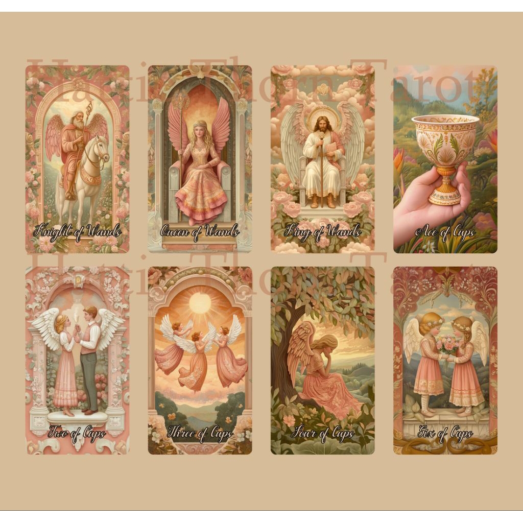 Angelic Bloom Tarot ไพ่ยิปซีแท้ภาพสวย ไพ่ทาโร่ต์ ไพ่ยิปซี Tarot Cards Decks - รูปที่ 3