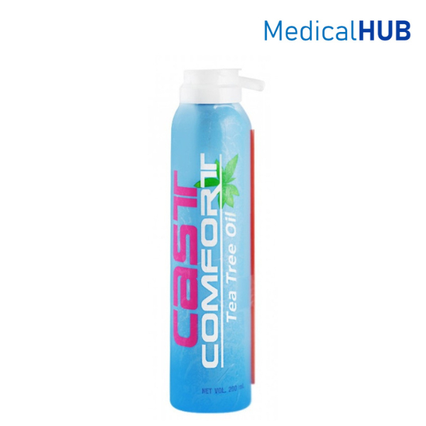 Cast Comfort Tea Tree Oil อังกฤษตรางู สเปรย์ ลดอาการคันเฝือก หรือที่อับชื้น ขนาด 200 ml 08362