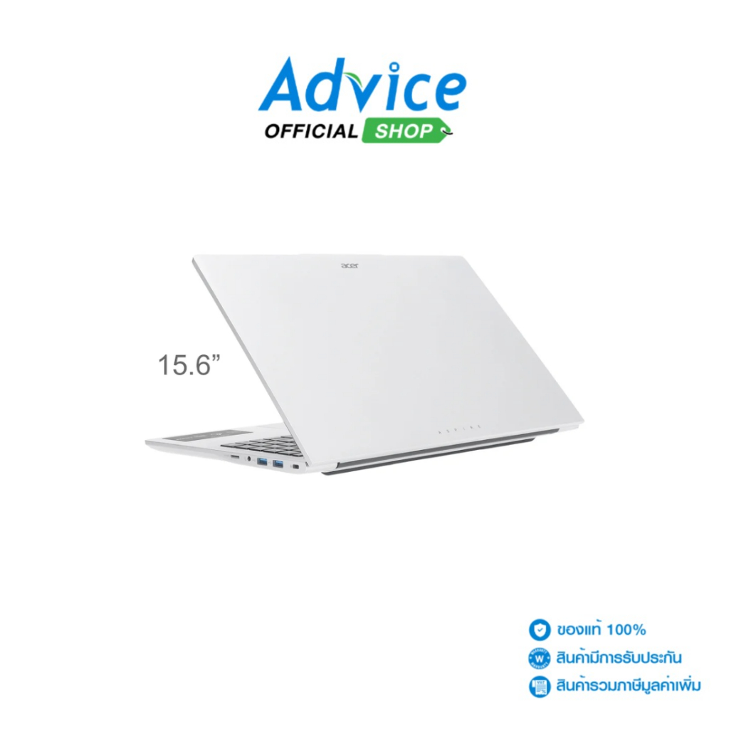 Acer Notebook (โน๊ตบุ๊ค) Aspire Lite 15 AL15-52P-38J3 (Light Silver) - A0172420