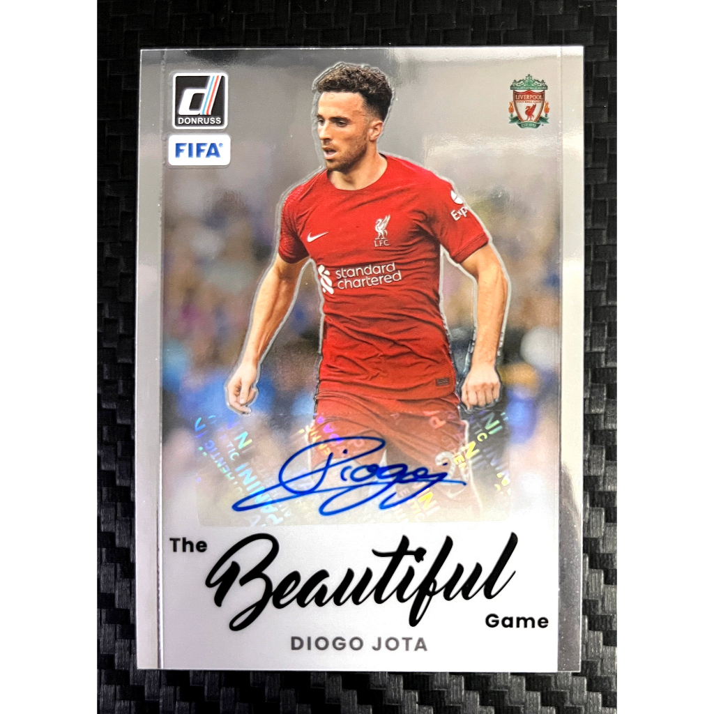 การ์ด ฟุตบอล ลายเซ็น ดิโอโก้ โชต้า Diego Jota ชุดเหย้า ลิเวอร์พูล โจต้า Panini ของแท้ พร้อมส่ง