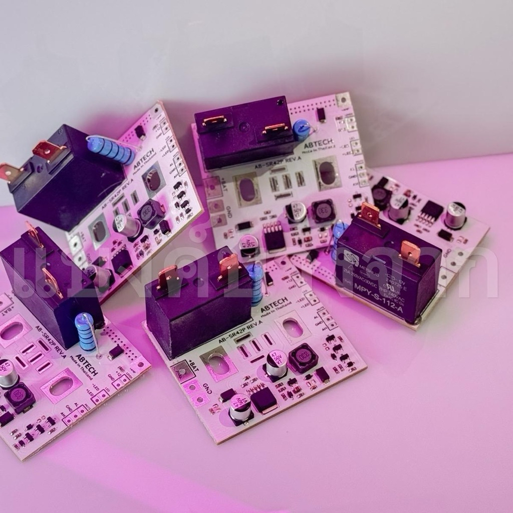 วงจรซอฟท์สตาร์ท 25A ใช้กับสวิตช์Vipและโยก12mm