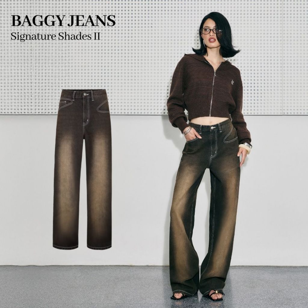 Merge Official - Baggy Jeans Signature Shades ll (พร้อมส่ง)