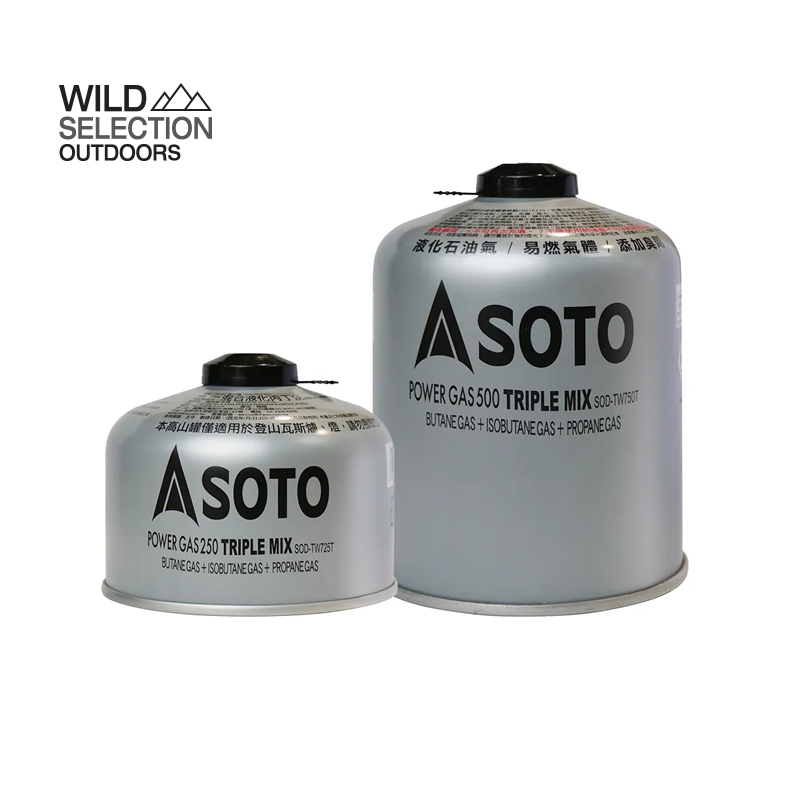 แก๊ส ซาลาเปา Soto ขนาด 230 กรัม Soto Power Gas 250 Triple Mix SOD-725T