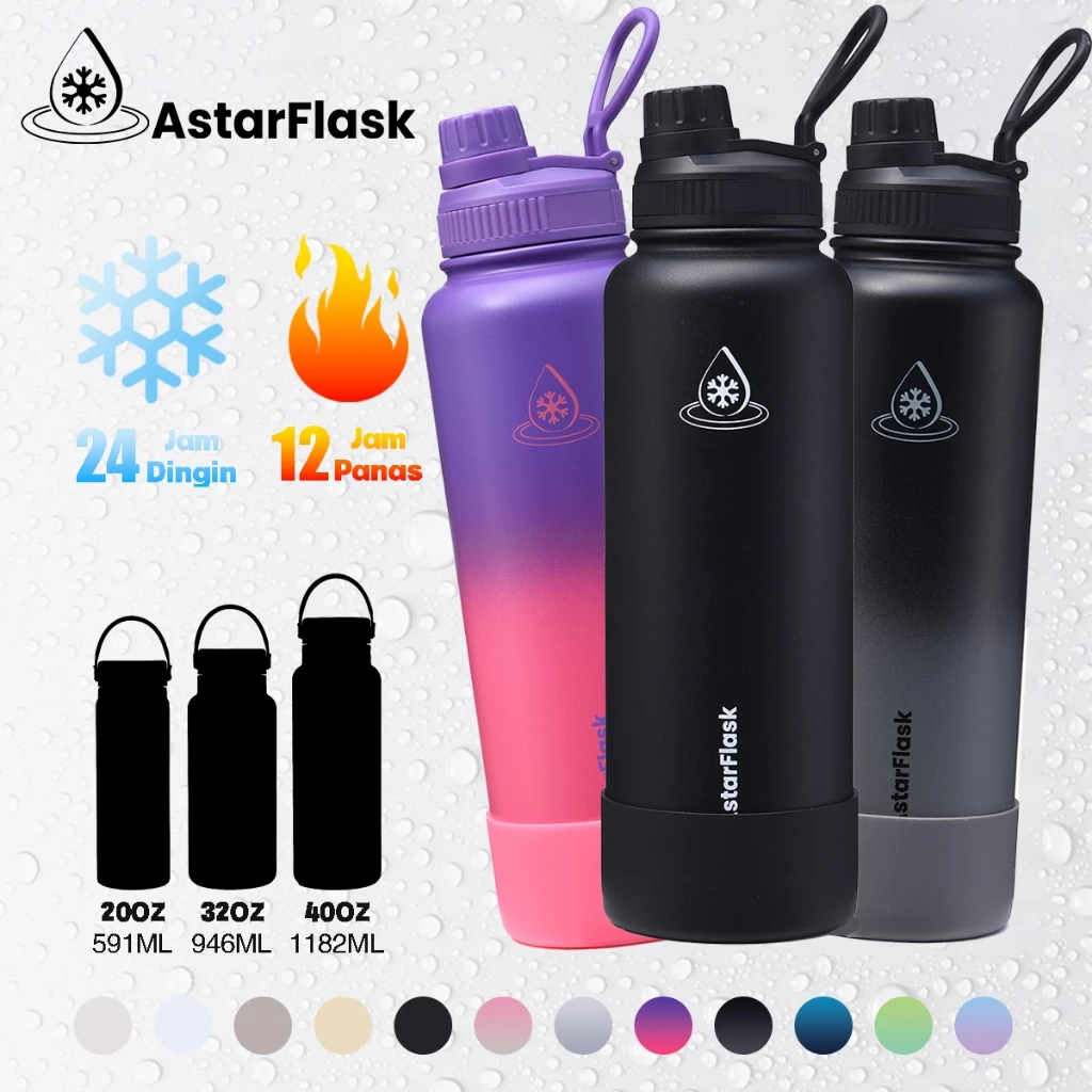 🔥AstarFlask🍵16oz 22oz 32oz 40ozถ้วยเก็บความร้อนสแตนเลส 316 ขวดน้ำพกพาเก็บความร้อนและความเย็น ถ้วยเก็บความร้อน แก้วน้ำ