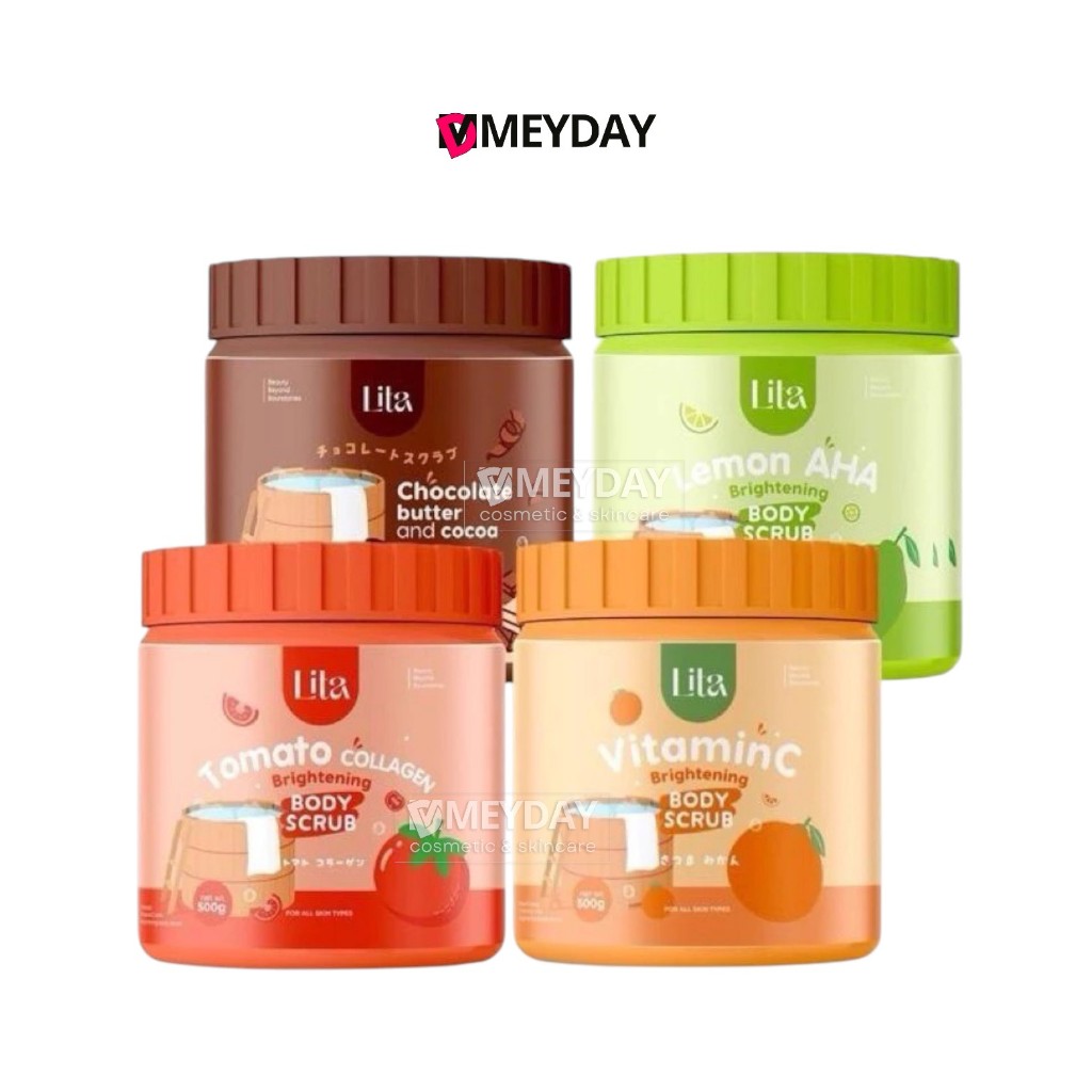Lita Collagen Bright Body Scrub ลิต้า คอลลาเจน ไบรท์ บอดี้ สครับ 500g