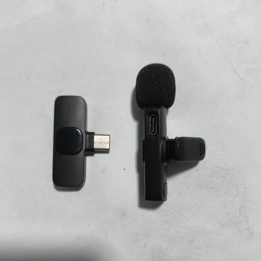 Wireless Microphone รุ่น K9 ไมค์ไร้สาย ไลฟ์สด ไมค์คู่หนีบเสื้อ