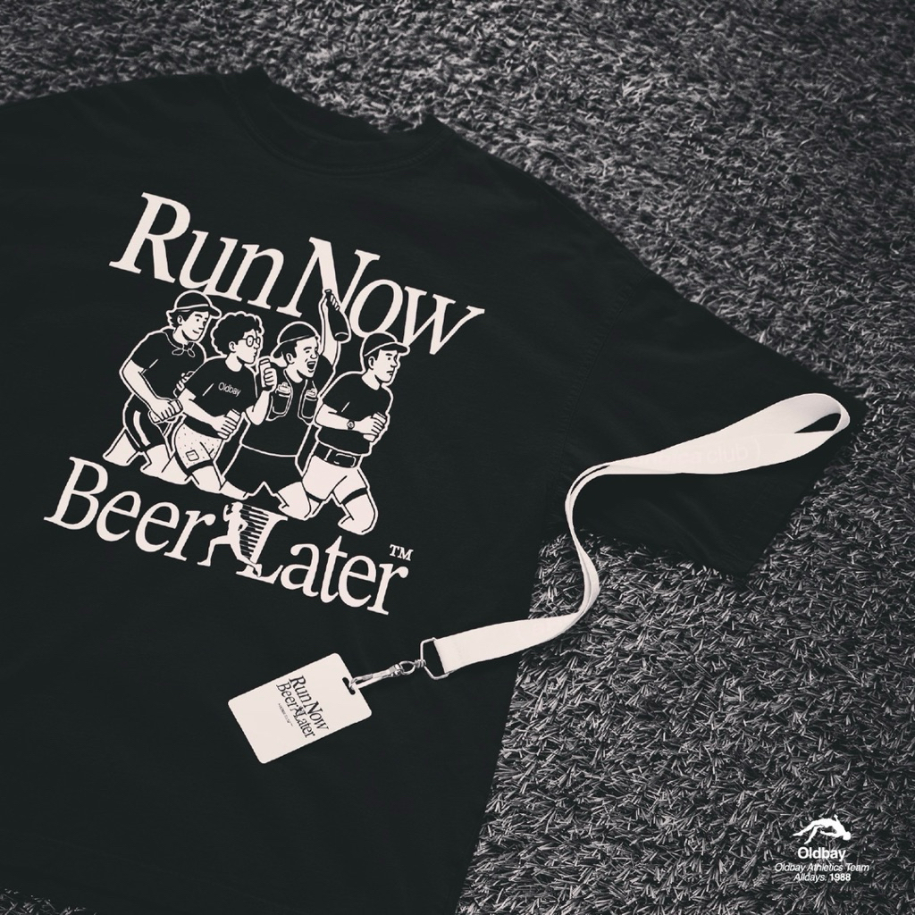 OLDBAY® เสื้อยืด “ Runnow Beer Later Team  "