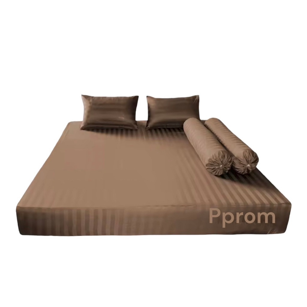 ผ้าปูที่นอนเดี่ยวเนื้อผ้าริ้วซาตินเรียบหรูที่สุด เป็นมิตรกับผิวมีครบทุกขนาดสินค้าพร้อมจัดส่ง