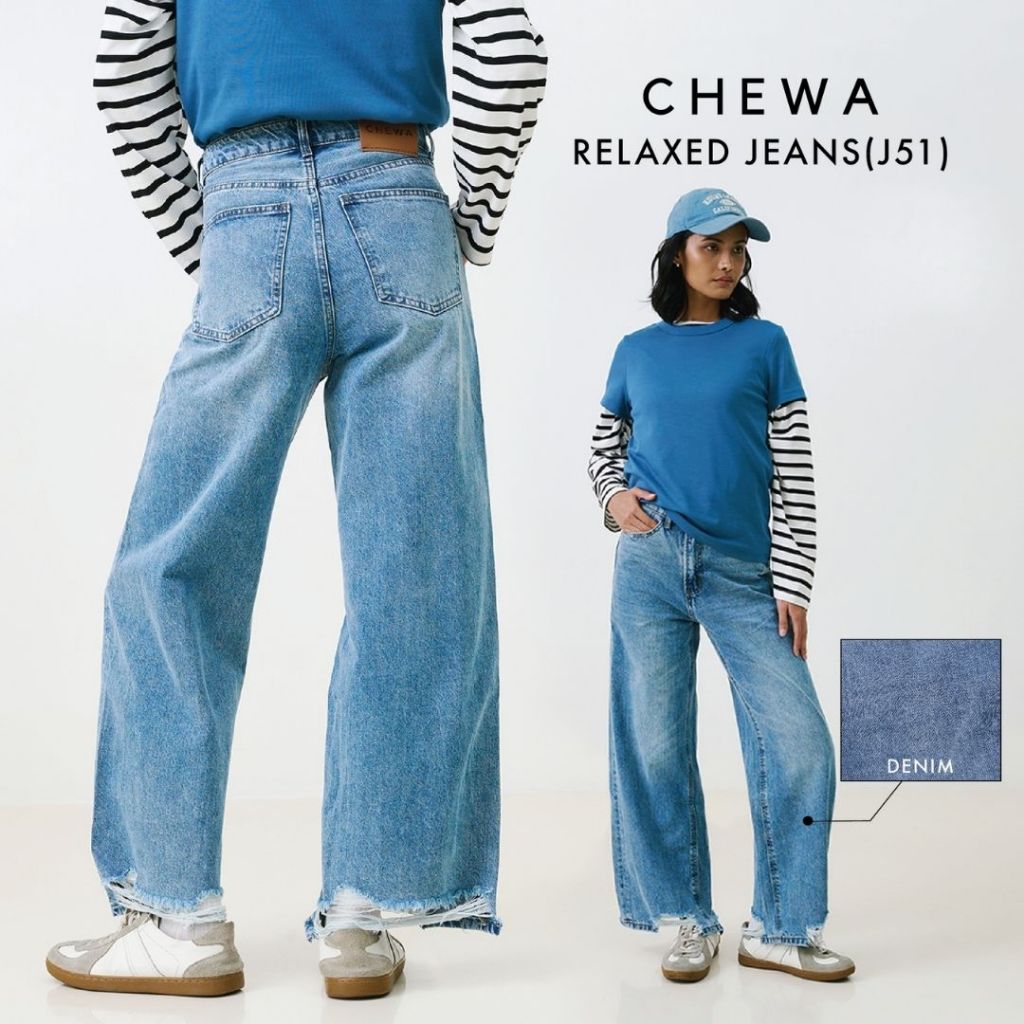 Chewa Relaxed Jeans - ยีนส์สุดเซอร์ - J51