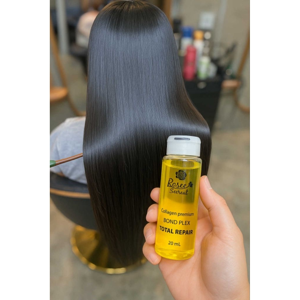 เชื่อมแกนผม ROSEE สูตรเข้มข้นขนาด 20 ml ขนาดทดลองใช้