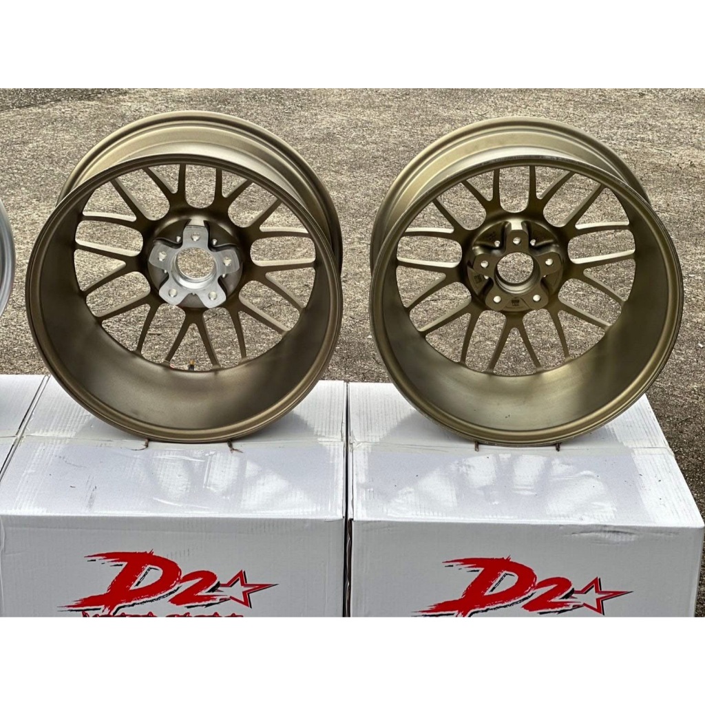 D2 SE-37A T6061 ขอบ 18 กว้าง 8.5 ออฟ+38 5รู114.3 ฟอร์จแท้ สี น้ำตาล บรอนซ์ ราคาต่อวง แถมฟรีจุ๊บเหล็ก - รูปที่ 7