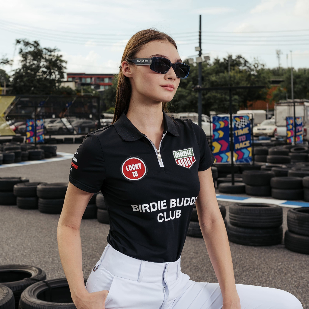 BB CLUB POLO LADY -เสื้อโปโลสำหรับตีกอล์ฟ ได้ลุคเท่ห์สปอร์ต