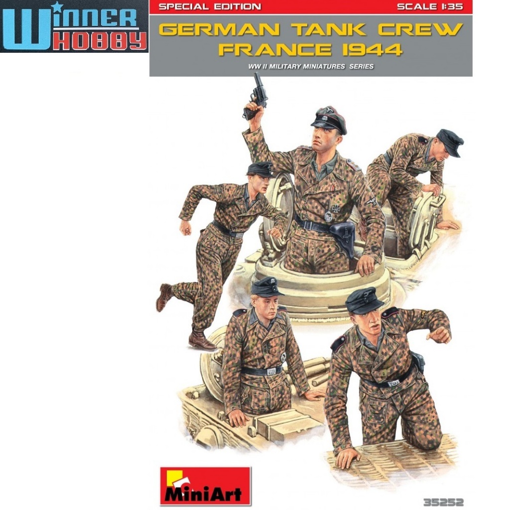 MiniArt 35252 German tank crew France 1944 1/35