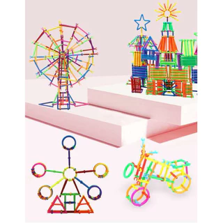 พร้อมส่ง บล็อกตัวต่อ ลักษณะต่างๆสำหรับเด็ก ของเล่นเสริมพัฒนาการ