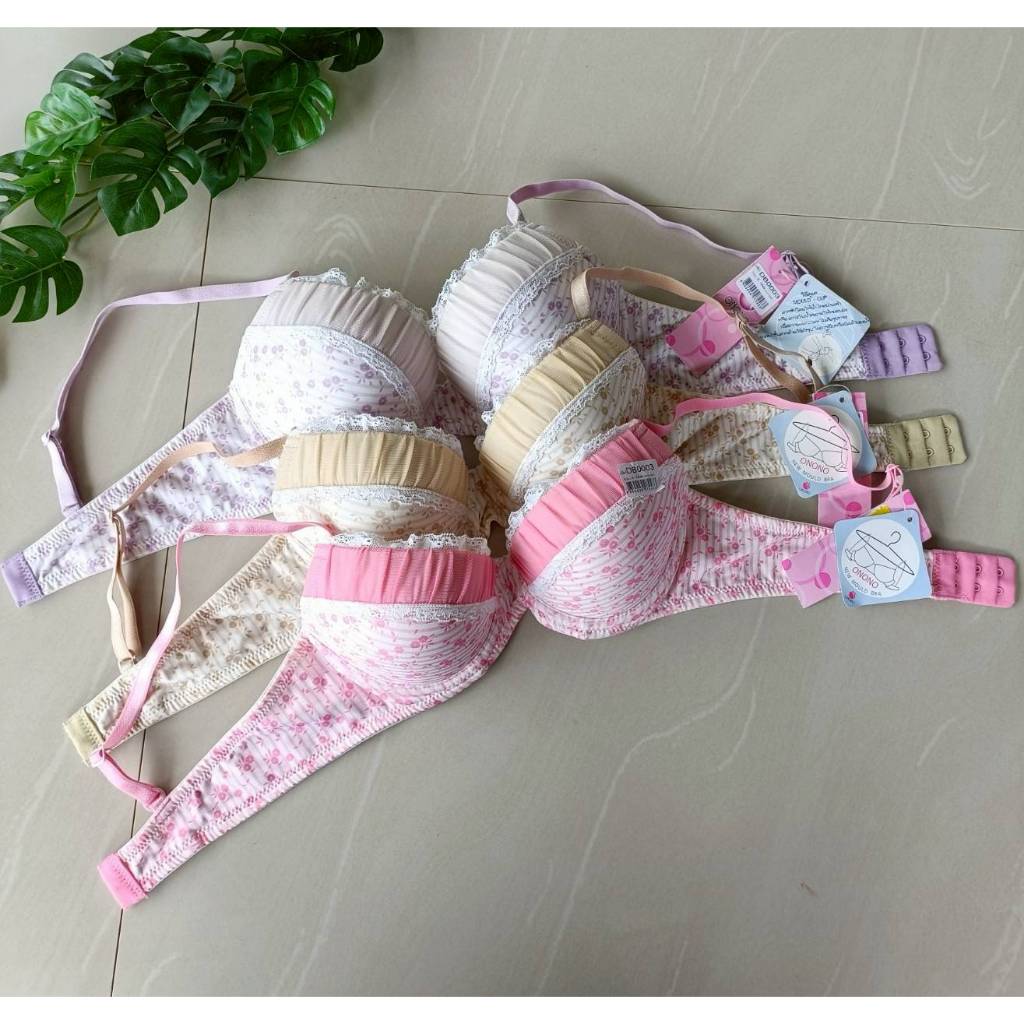 ONONO 9535 เสื้อชั้นในมีโครง เสริมฟองน้ำตรงฐาน – โปรปัง