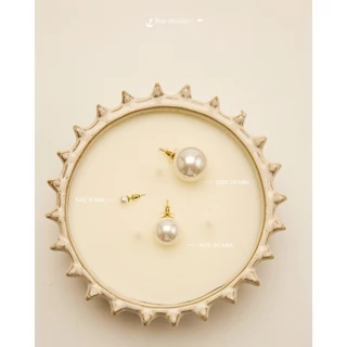 Julys - bomber pearl earrings