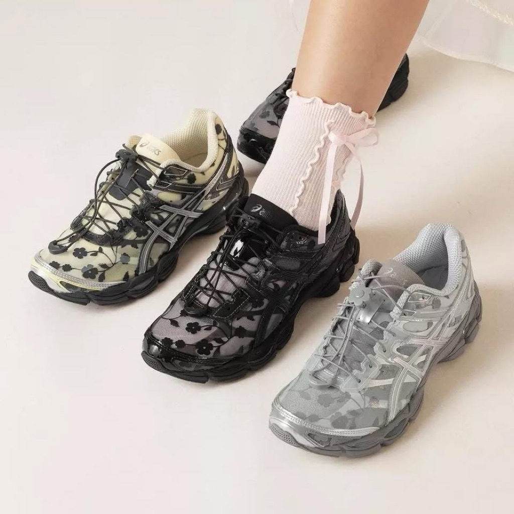 #สินค้าพรีออเดอร์ 🇰🇷🇦🇺 Cecilie Bahnsen x Asics Gel-Cumulus 16 Floral Pack 📌 รับประกันของแท้ 100 % ✅