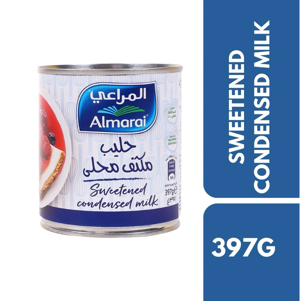 Almrai Sweetened Condensed Milk 397g++อัลมาไร นมข้นหวาน 397 กรัม