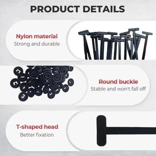 MOTUS(พร้อมสต็อก) 100pcs สายรัดเคเบิลไนลอนแบบสากล