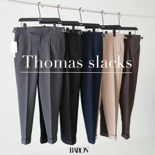 BARON THOMAS Trousers [Signature series] กางเกงขากระบอกตรงเอวสูง