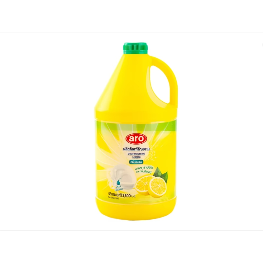 เอโร่น้ำยาล้างจาน 3600มลX1 Aro Dishwashing Liquid 3600ml