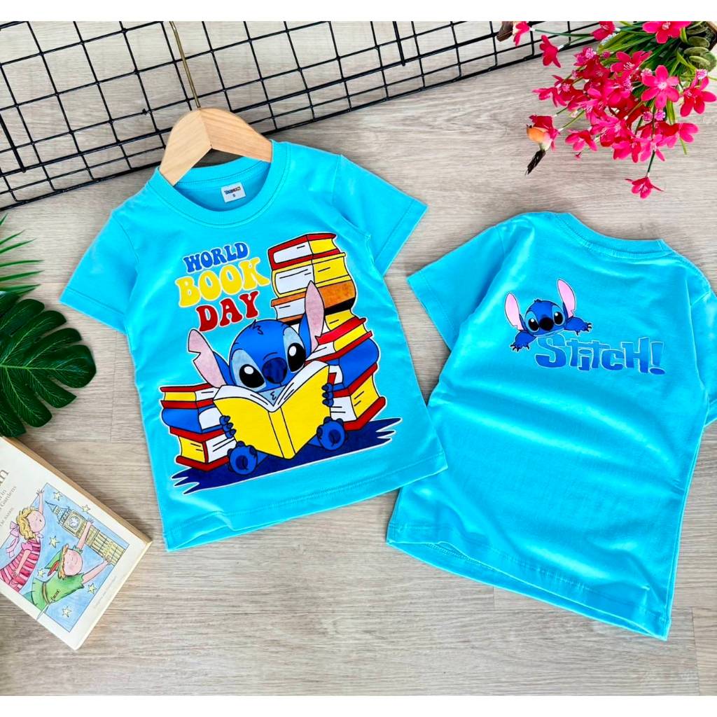 เสื้อยืดเดี่ยวกรีนน่ารัก หน้า-หลัง TS017