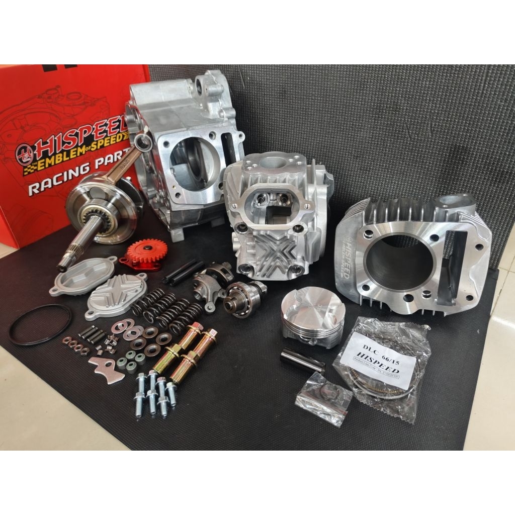 ชุดเครื่องW110iปี2020ลงมา แคร้งw110i หัวW125,ฝาแรง4V+อุปกรณ์,เสื้อ+ลูก,แหวน,ข้อเหวี่ยงชัก6 ก้านGTO,ปั้มน้ำมันเครื่อง