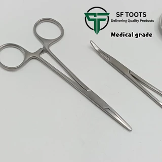Mosquito Forceps / Mosquito clamp / Straight and Curved 12cm,14cm,15cm,18cm (Medical grade)