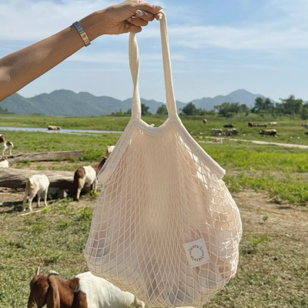 กระเป๋าผ้าตาข่าย มีซับในอย่างดี -  HOMELAND -