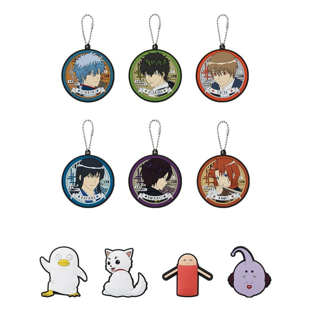 พร้อมส่ง ของสะสม อนิเมะ กินทามะ | Ichiban Kuji Gintama Prize Game Is About Groove And Timing Prize G Rubber Collection